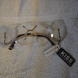 NEW Kiss Women's Gold Frame Retro Style UV Glasses